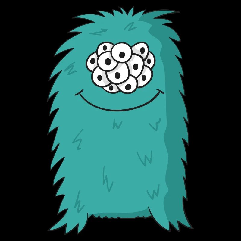 Funny Blue Monster Halloween Horro gift