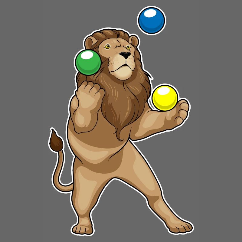 Jongleur de lion jongleur