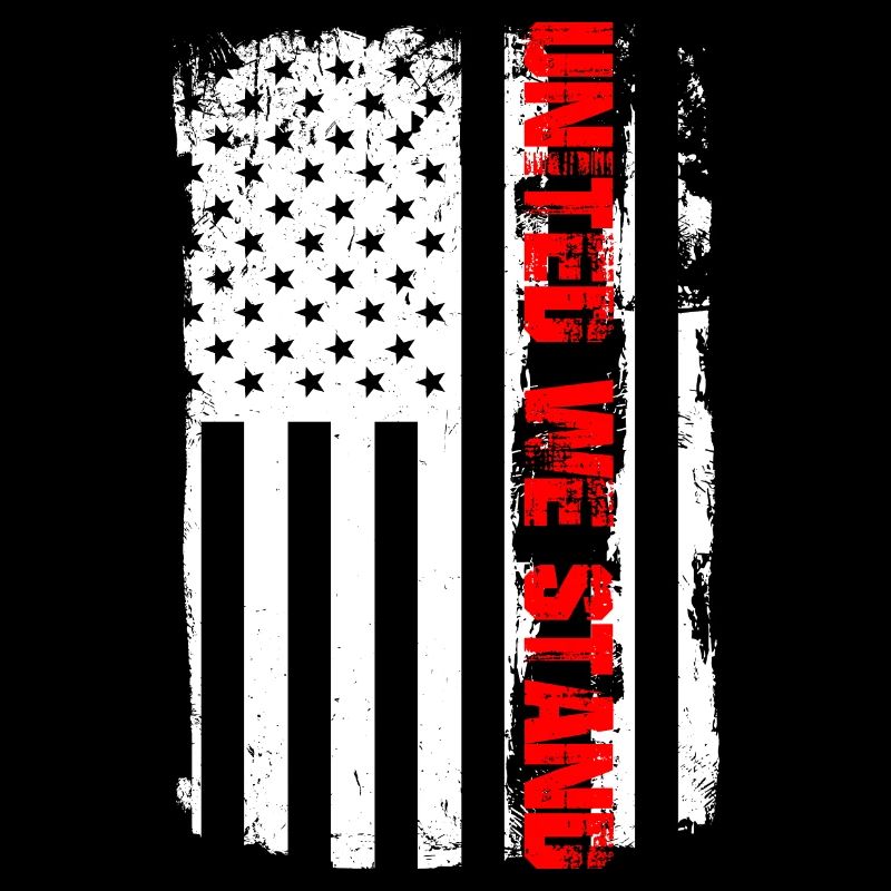 Distressed American Flag with AMERICAN