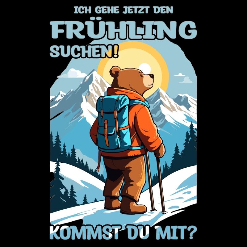 Ours à la recherche du printemps