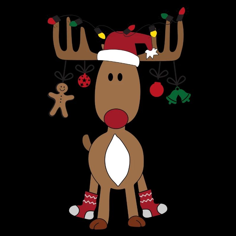 Noël avec des rennes