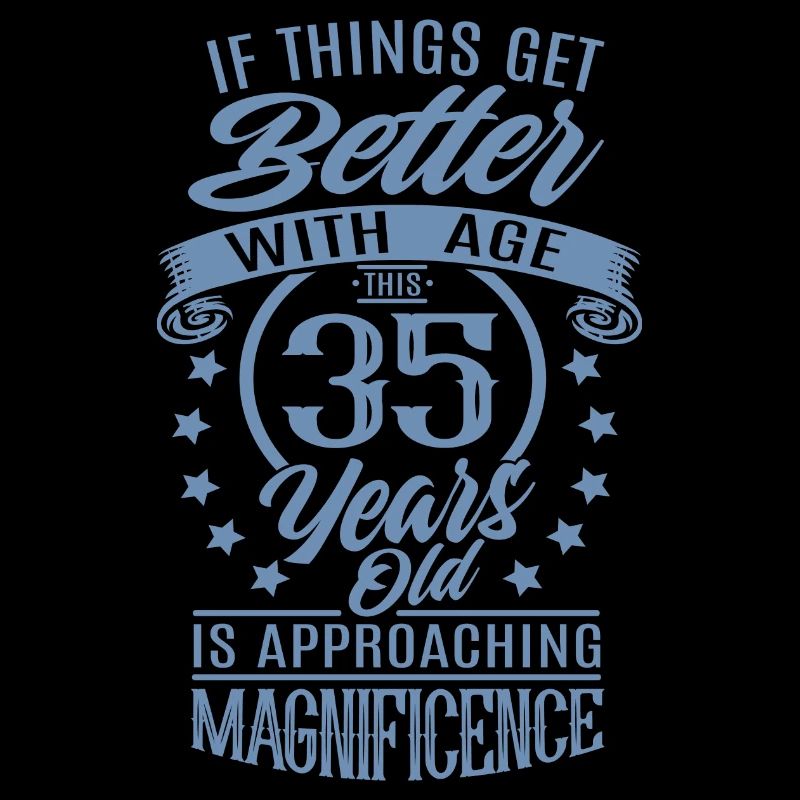 Funny 35 Birthday Saying Aging