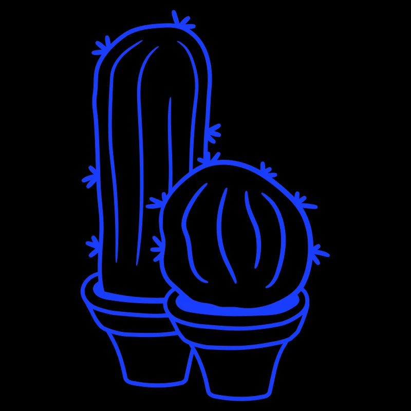 2 petits Cactus Cactus Épines Desert Pot de Fleurs