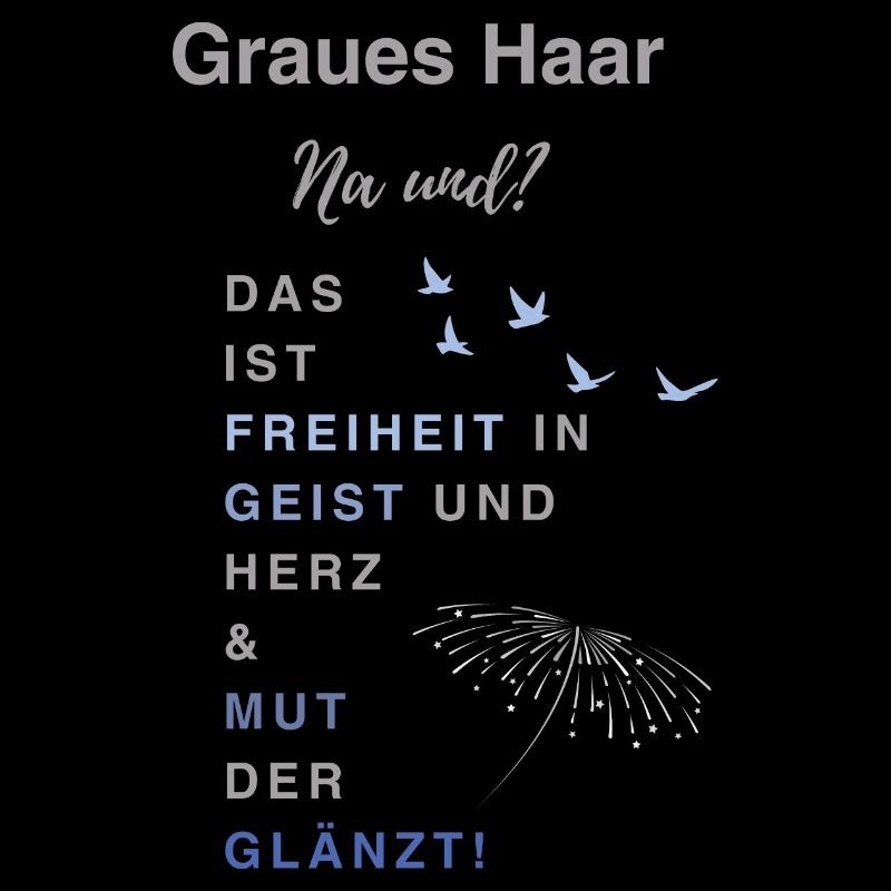 Graues Haar
