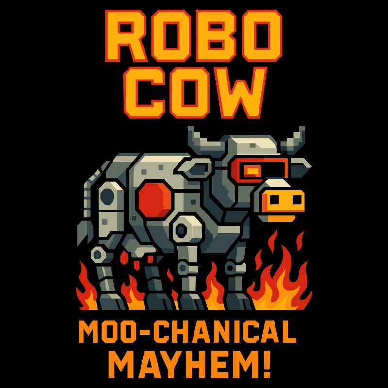 Robo Cow Moo-chanical Mayhem Pixel