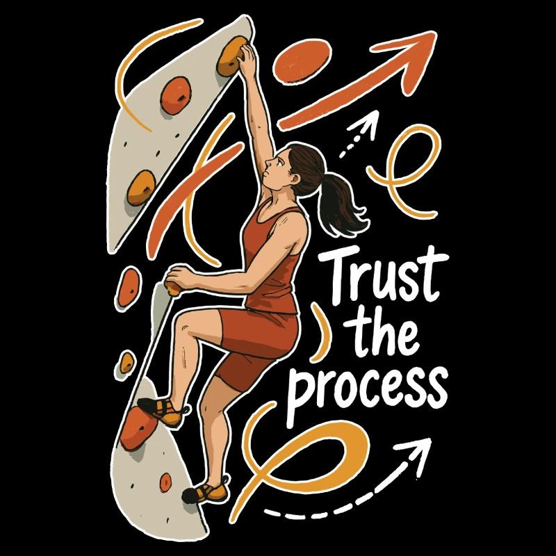 Bouldering Shirt Women – Trust the Process