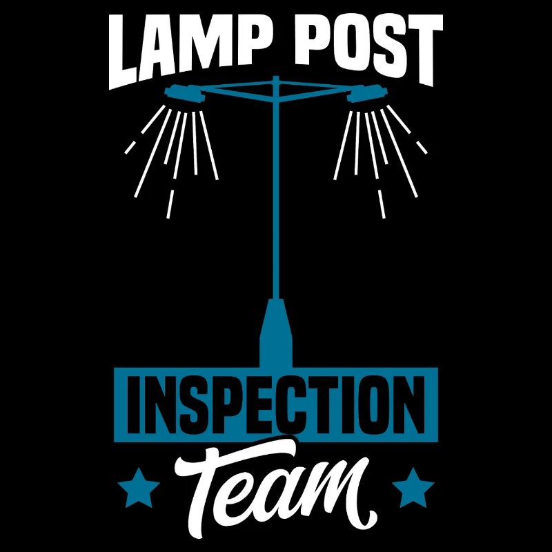 Street Light Inspection Utility Worker Art 