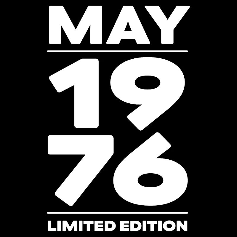 Édition limitée cadeau d’anniversaire de mai 1976