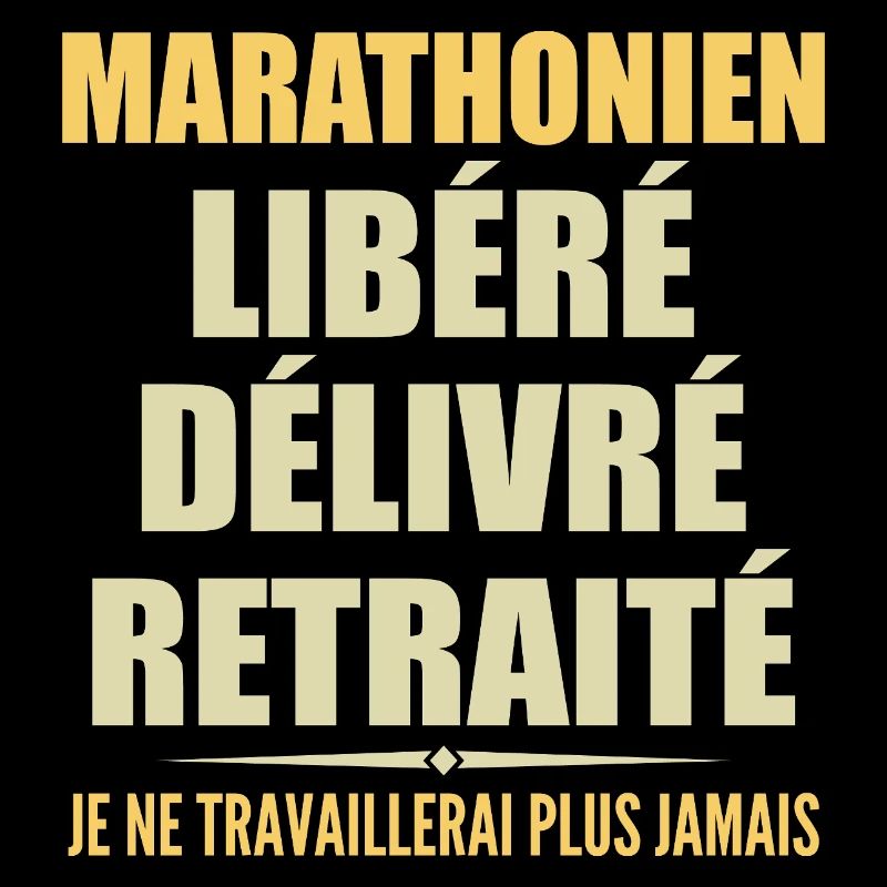 Marathon runner celebrates his retirement with humor gift