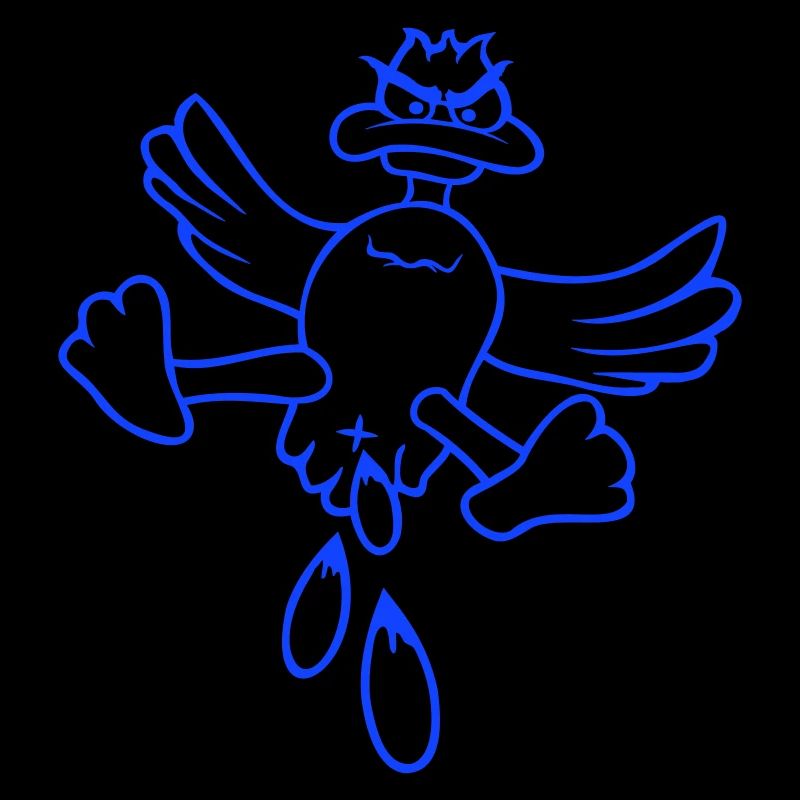 Duck Bird Flying Feces Attack From Above Attack Fun