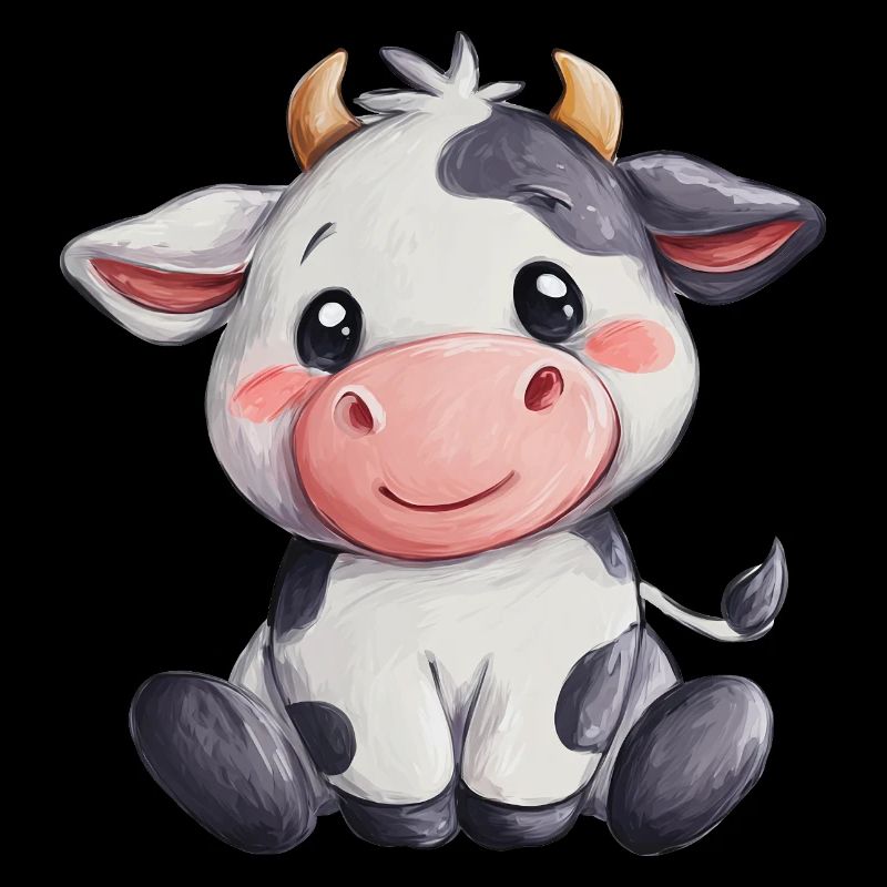 Mignon bébé vache