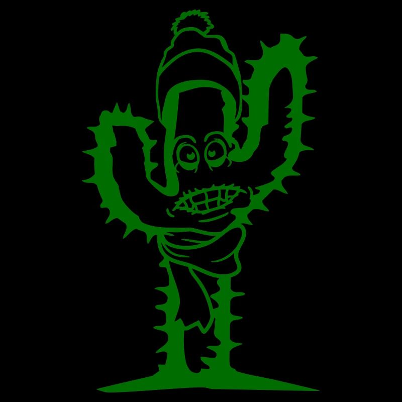 Cactus Hiver Fun Froid Face Freeze Écharpe Chapeau