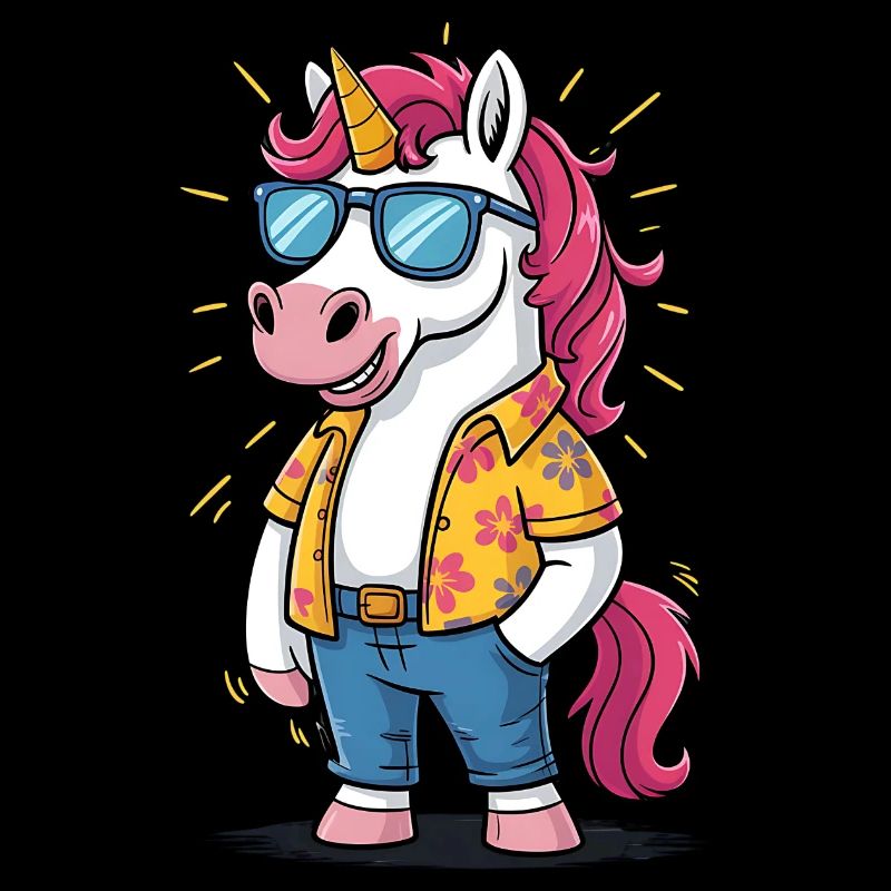 Funny Summer Unicorn