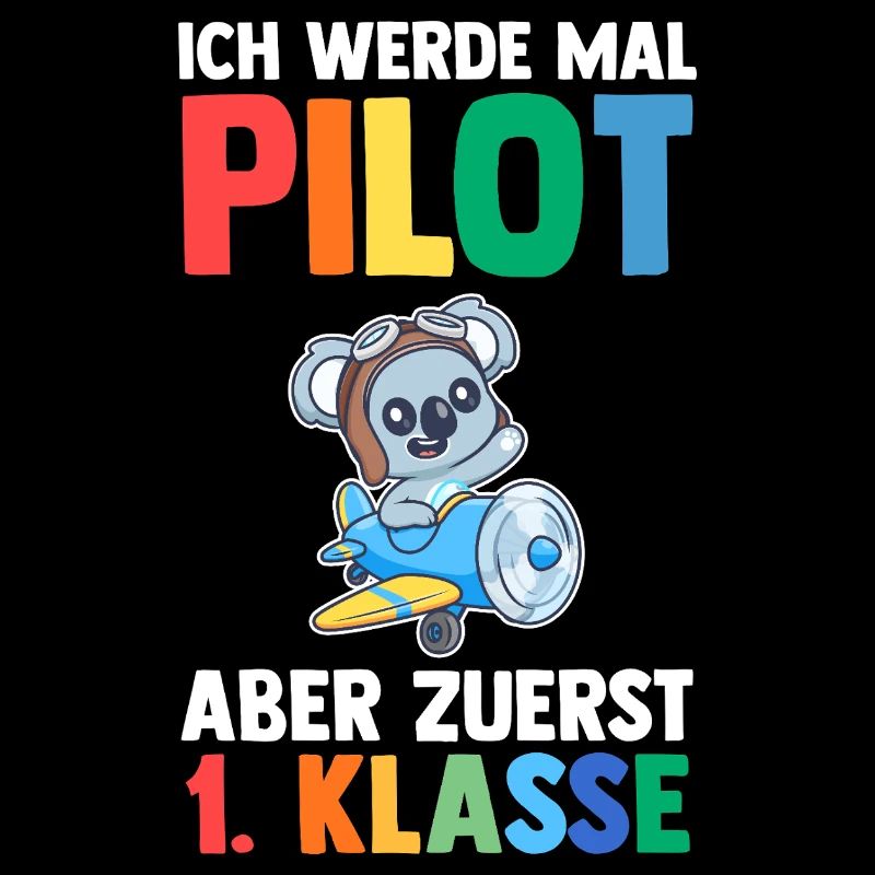 Pilot Erste Klasse Einschulung Schulkind