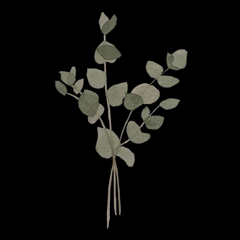 Eukalyptus-Aquarell