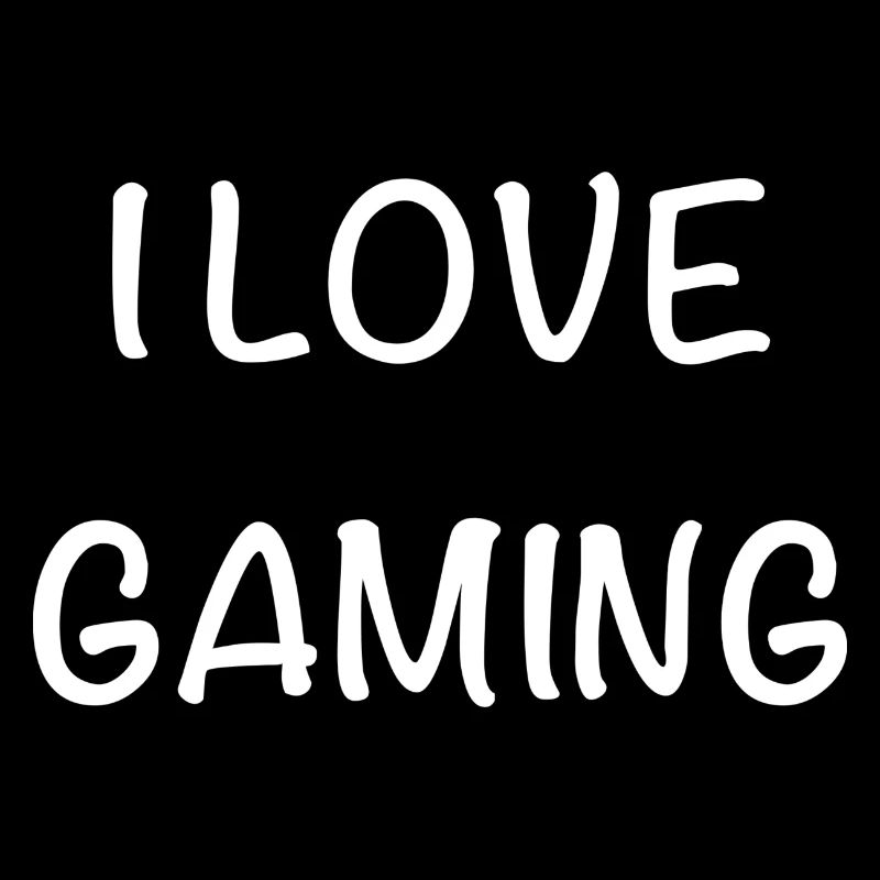 I Love Gaming Schriftzug