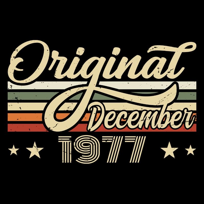 Décembre 1977 - Cadeau d’anniversaire Décembre 1977