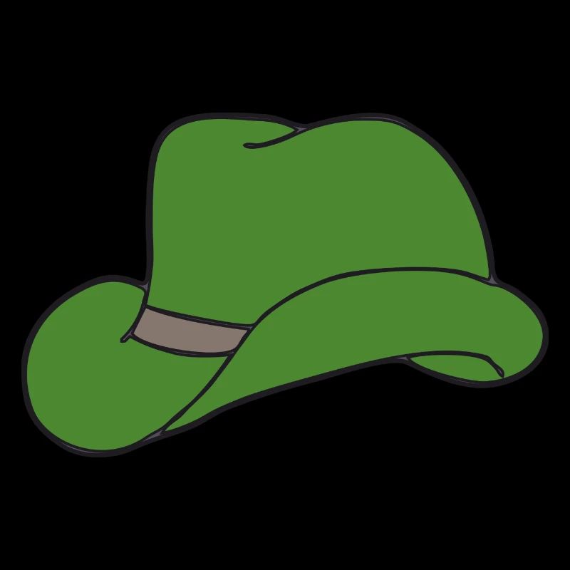 chapeau vert