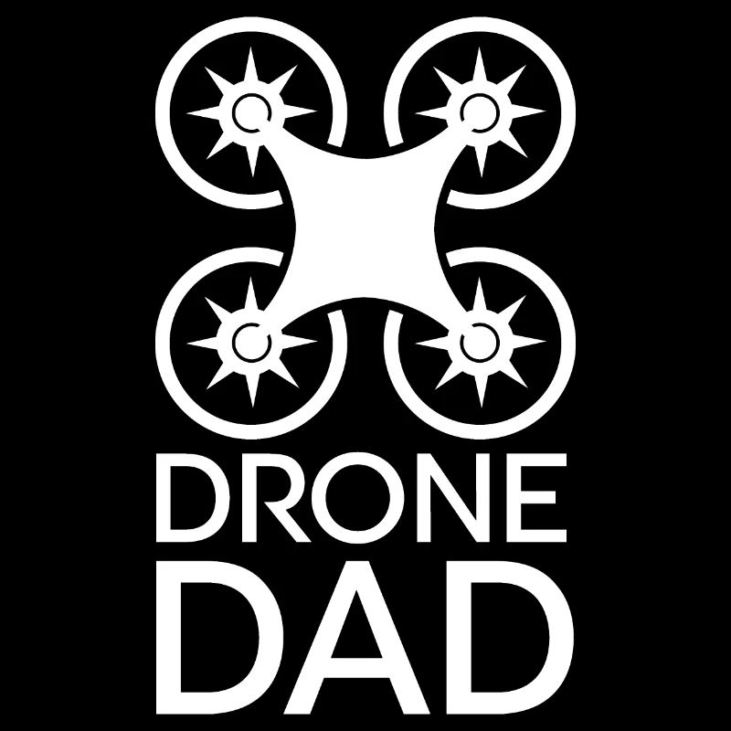 Drone Dad cooler Papa lustige Sprüche fliegen Logo