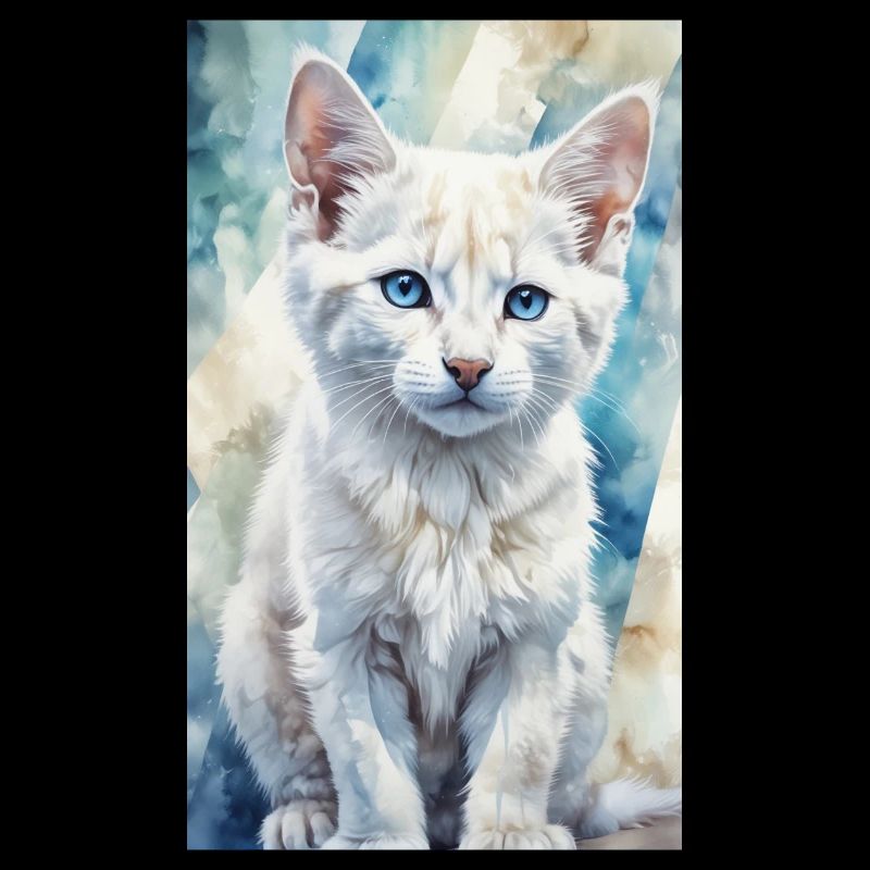 Blue-Eyed Kitten