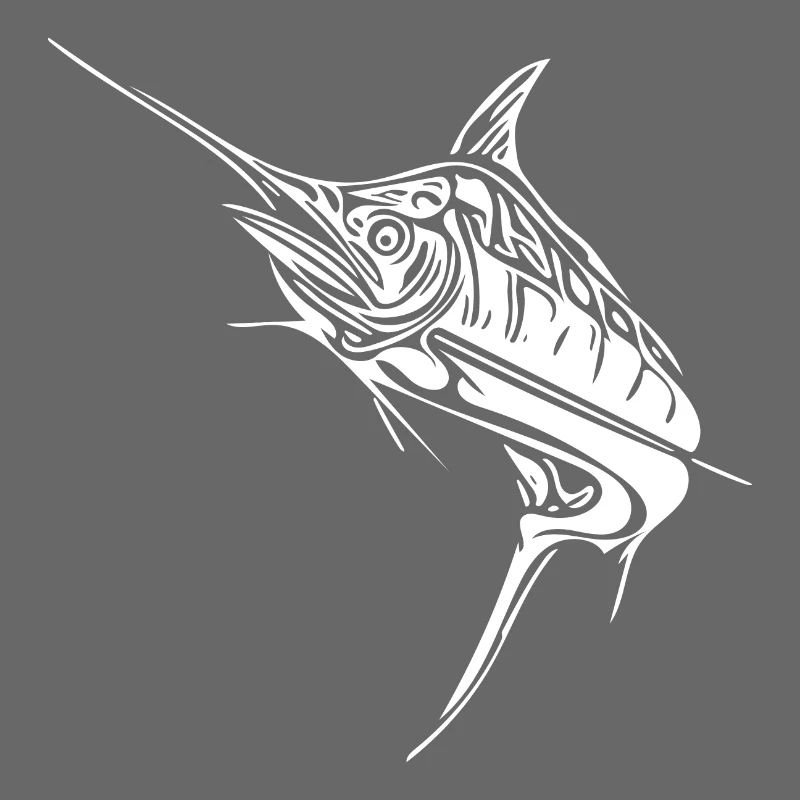 Elegant swordfish predatory bony fish