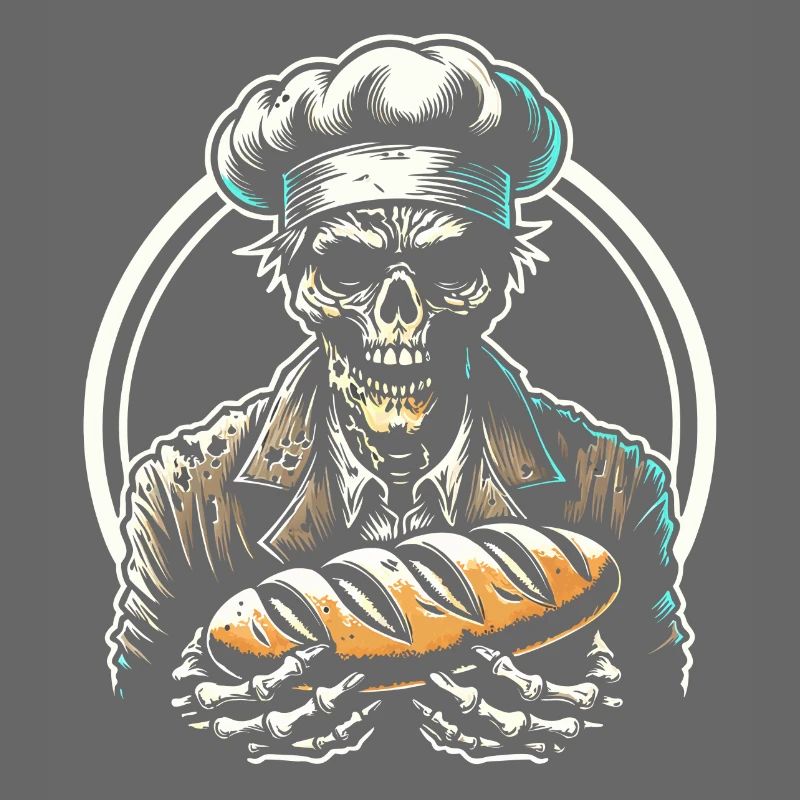 Baking Dead Zombie Baker Creepy Baker