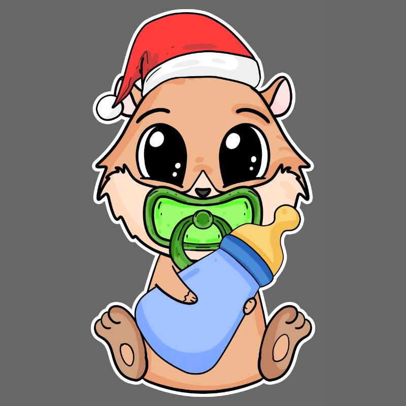 Cochon d’Inde Bébé Cochon d’Inde de Noël