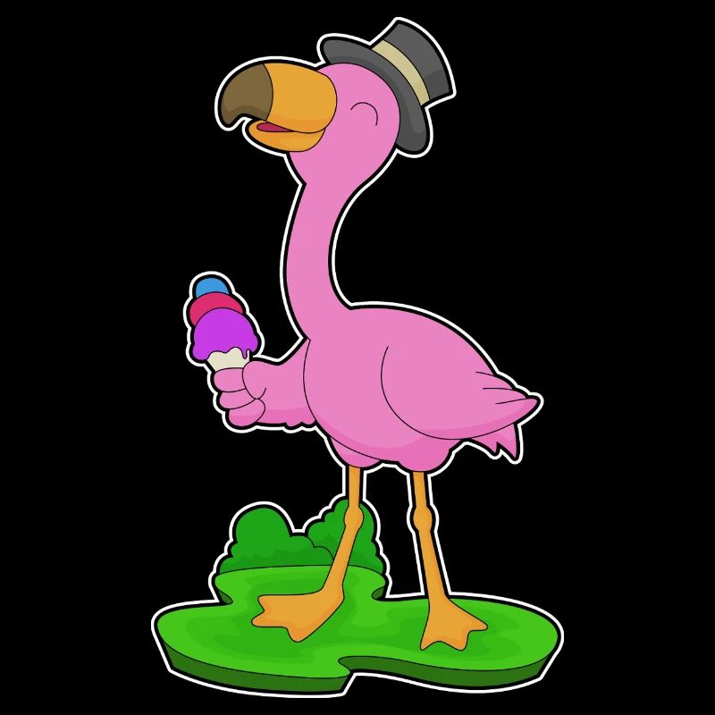Flamingo Waffle Cream