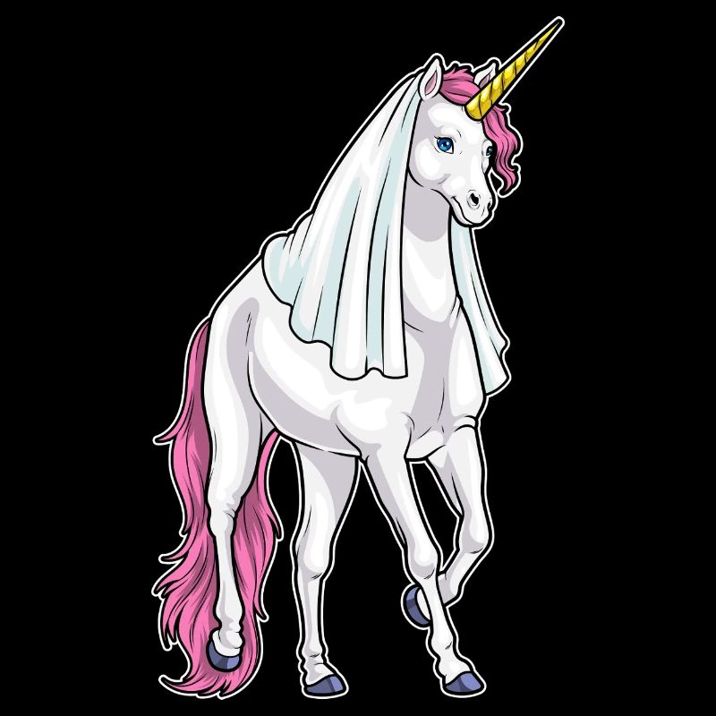 Licorne Voile de mariée Mariage
