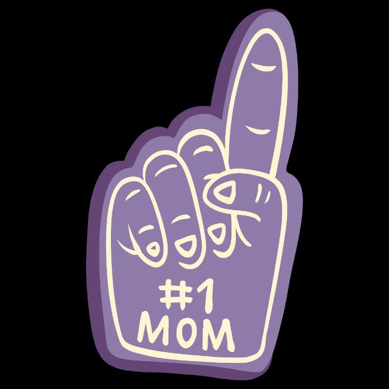 #1 Maman - Illustration cool basée sur Fbased