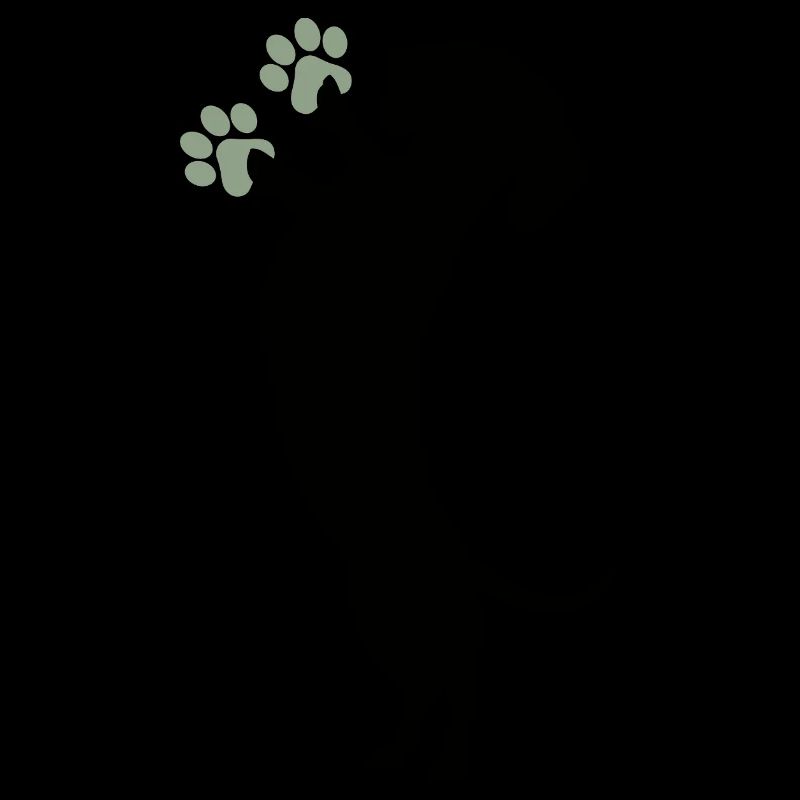 Bezaubernder Dackel Silhouette Design