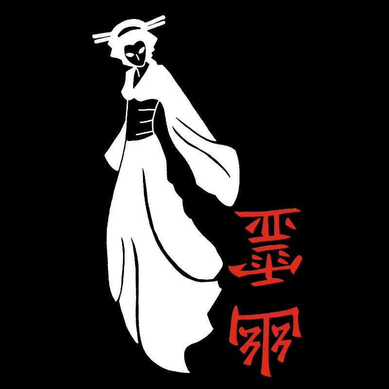 White Japanese Ghost