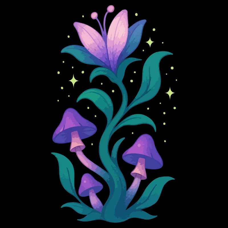 Champignonnière au clair de lune