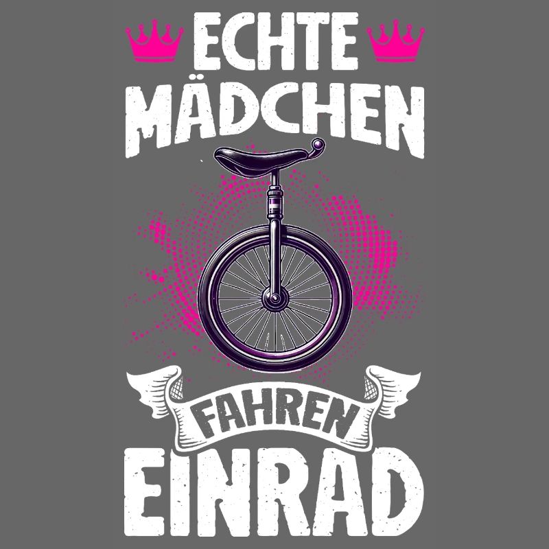 Echte Mädchen Fahren Einrad