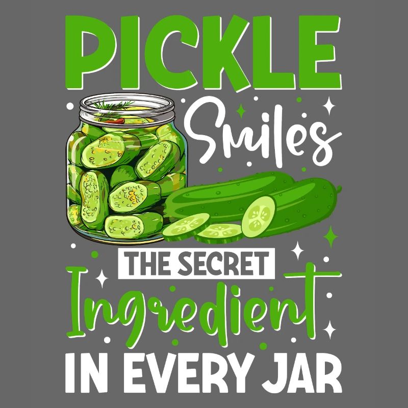 Cornichon sourit - cadeau de concombre