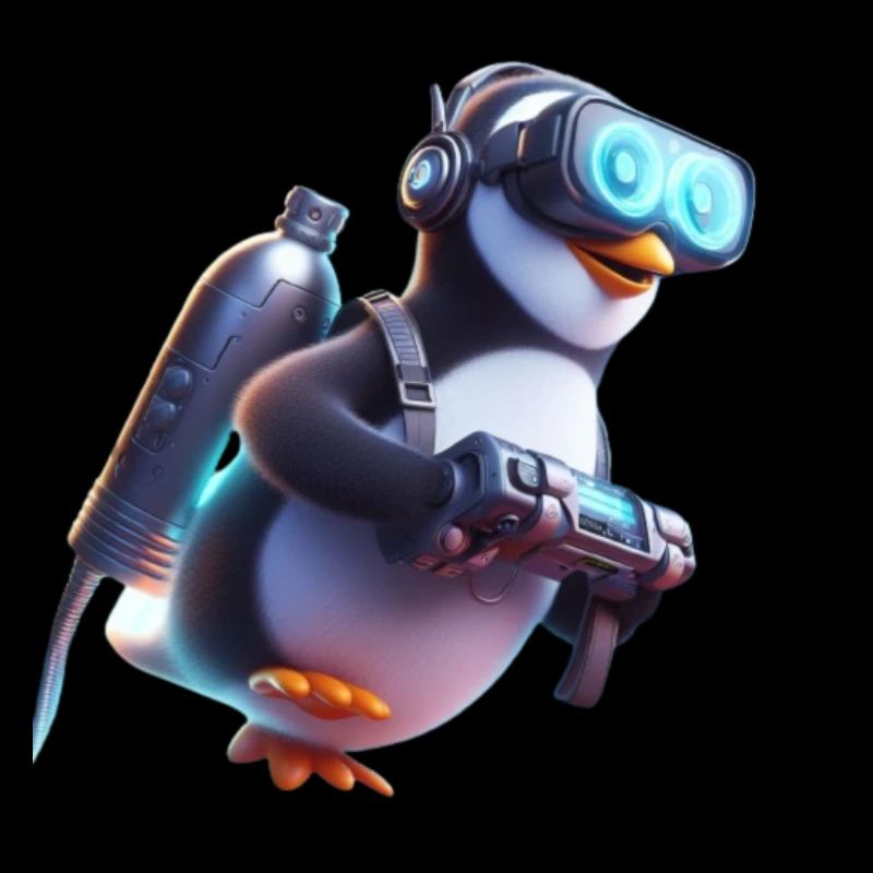 Futuristic Penguin 3