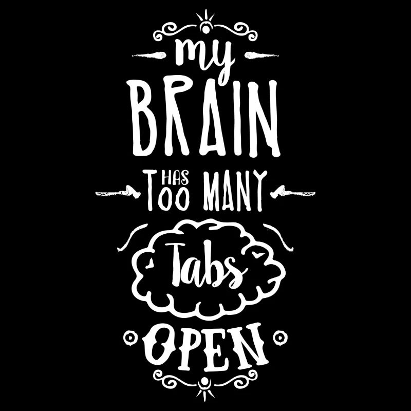 my brain - white