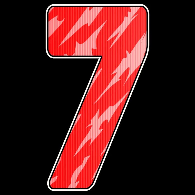 Numéro sept - Numéro 7 Numéro Rouge