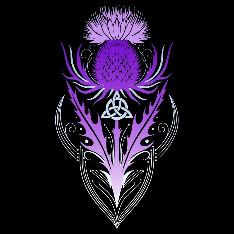 Distel mit Triquetra
