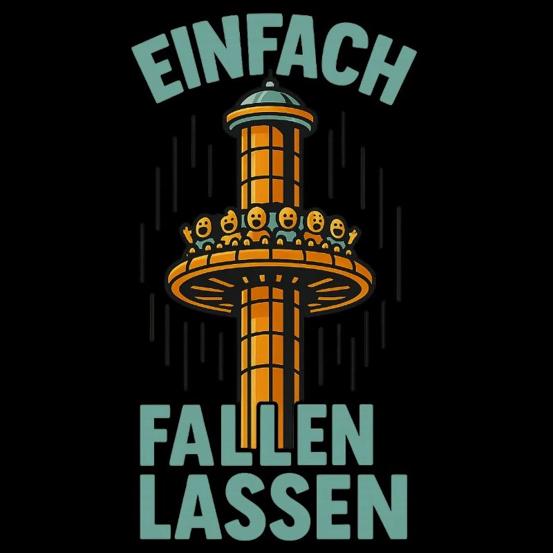 Fallen Lassen Drop Tower Freefall