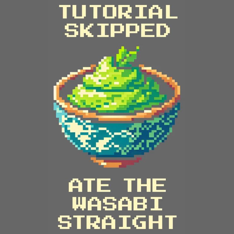 Tutorial übersprungen | Wasabi pur gegessen