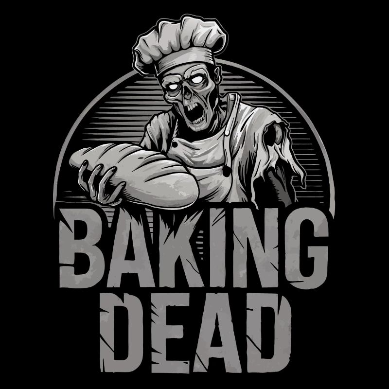 Baking Dead Zombie Bäcker gruseliger Bäcker