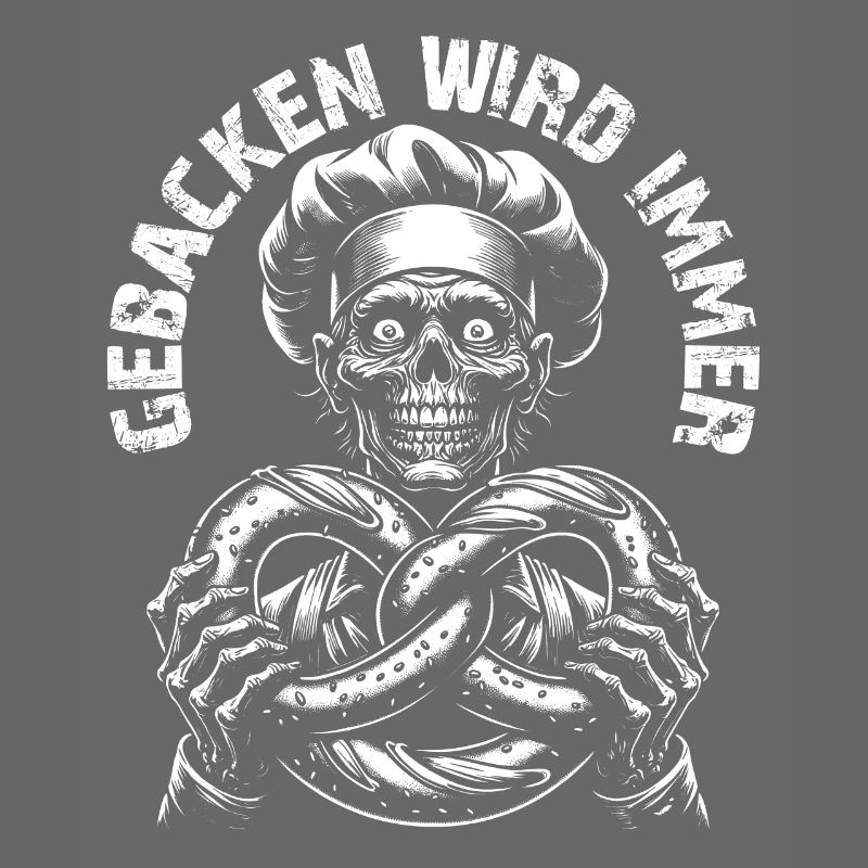 Zombie als Bäcker - gebacken wird immer
