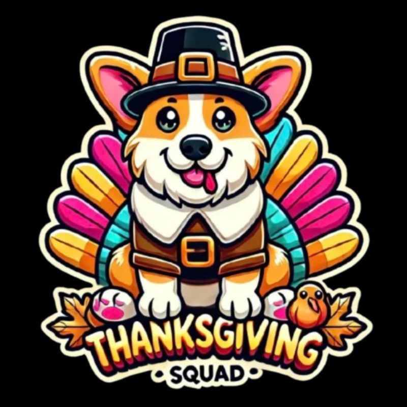 Thanksgiving Squad – Corgi in Thanksgiving