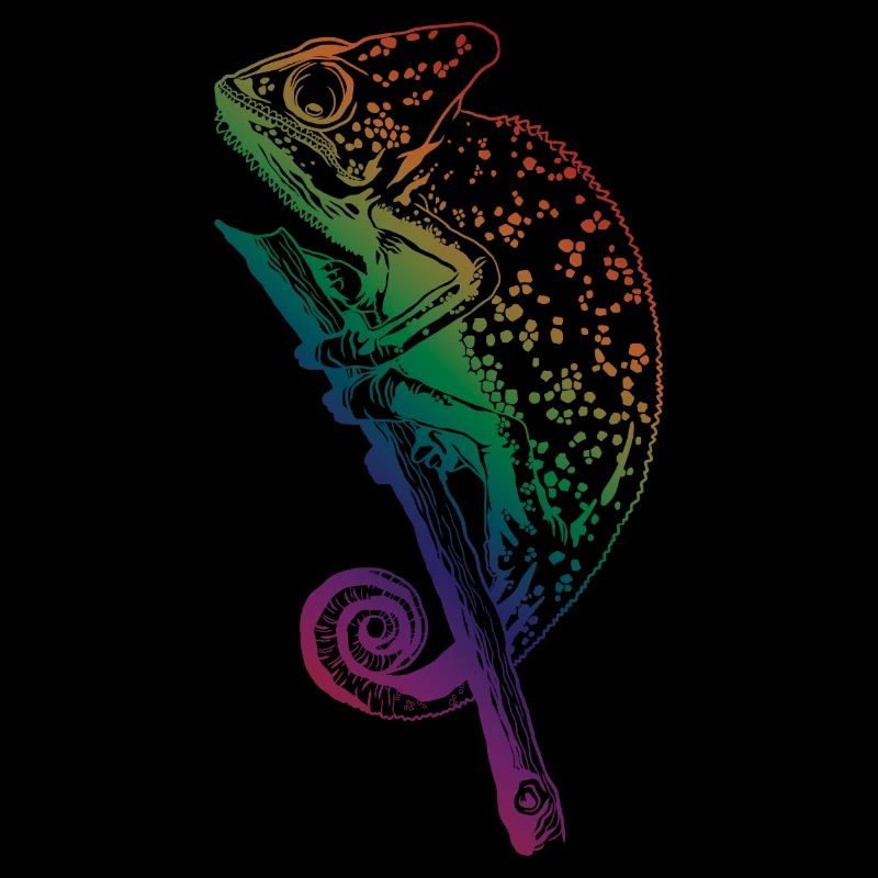 Chameleon Lizard Graphic Reptile Chameleon Lover