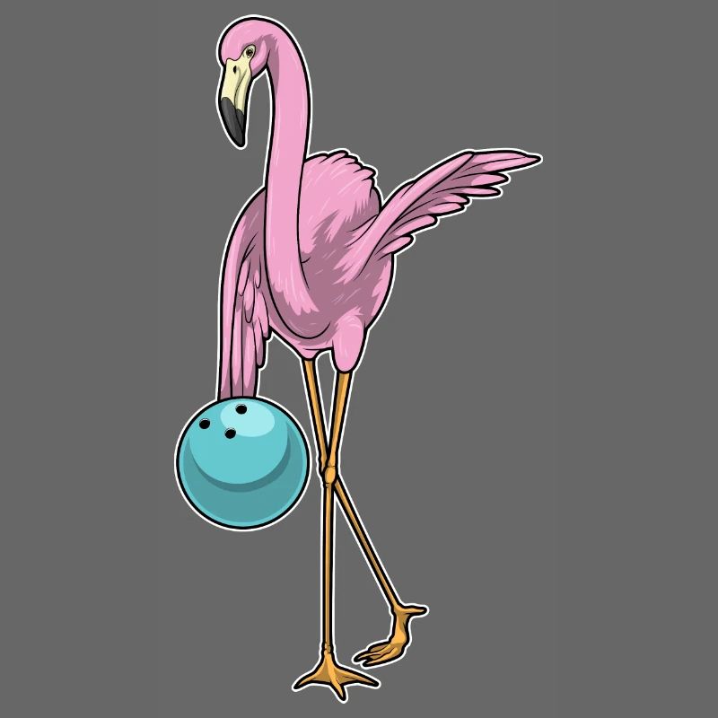 Flamingo Bowling Boule de bowling