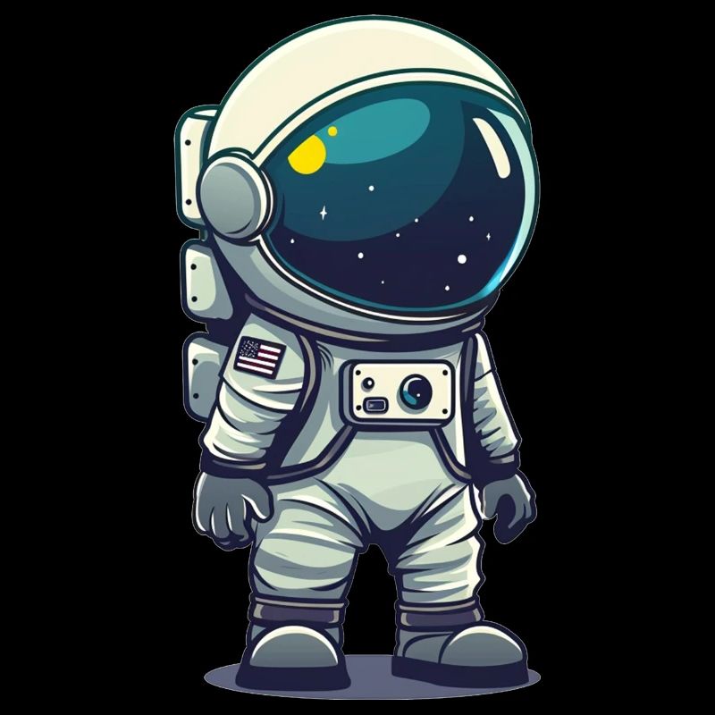 ASTRONAUT PLANET STAR MARS