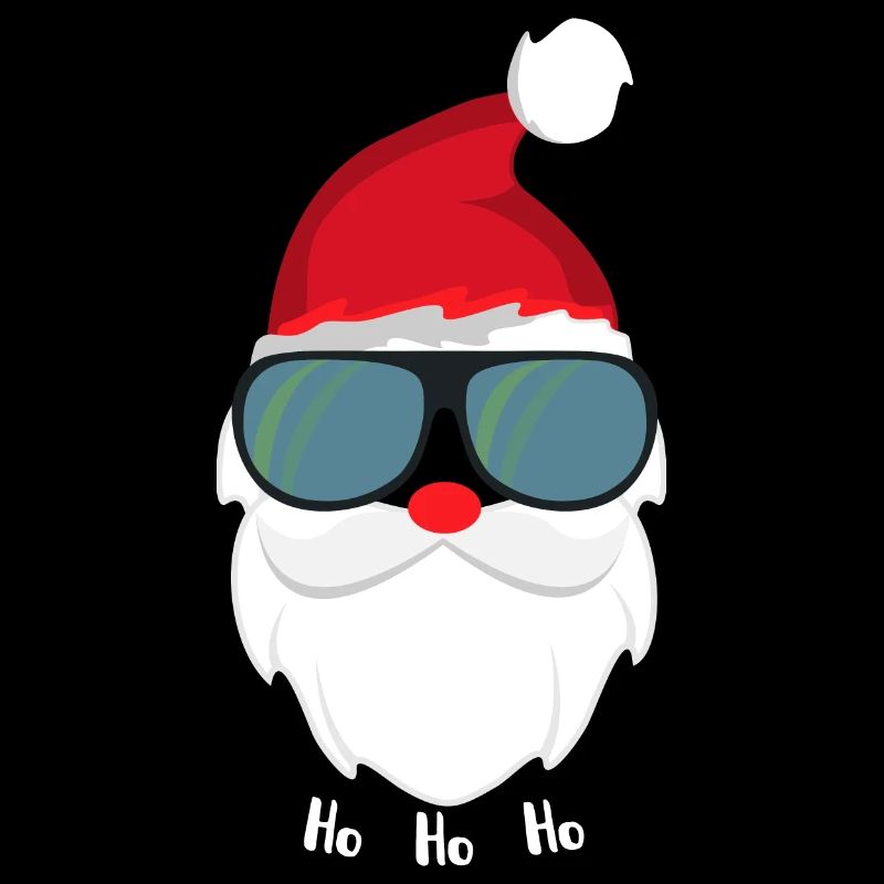 Père Noël cool avec lunettes de soleil