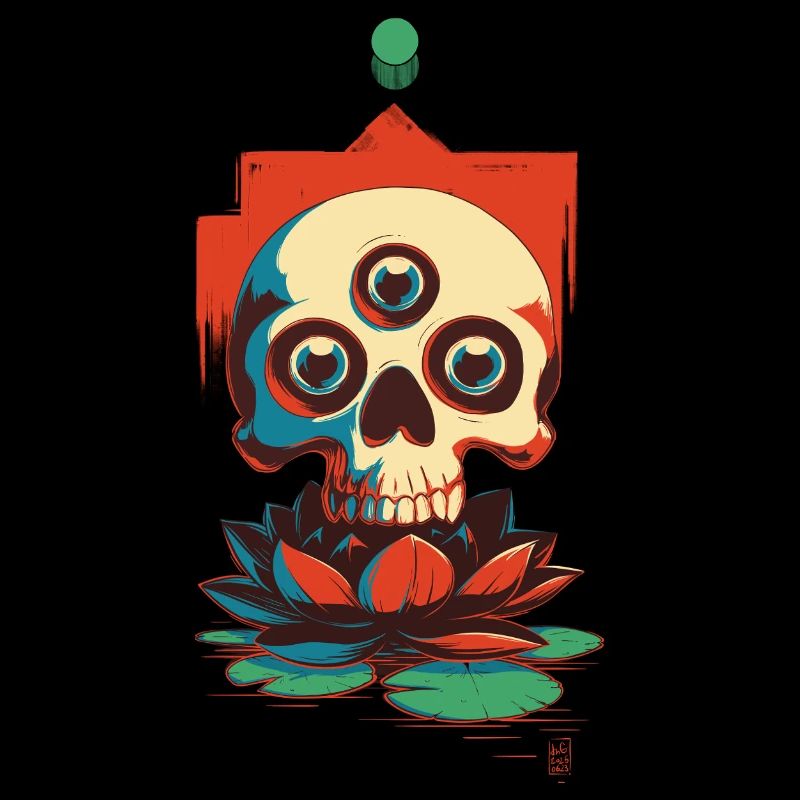 Three Eyed Skull