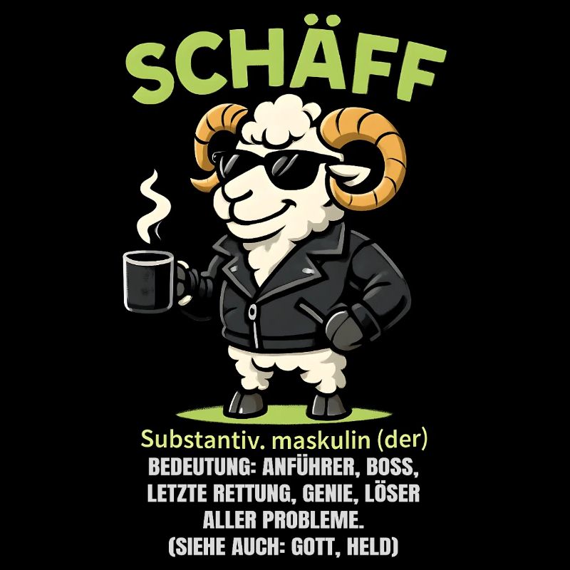 Schaf Spruch Schäff Lustig Geschenkidee Schafe